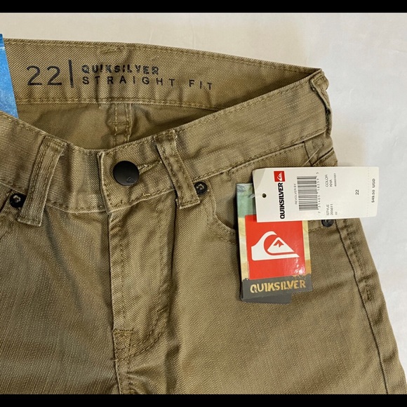 New Quicksilver strech Khaki Jeans 🍭 - Picture 2 of 7